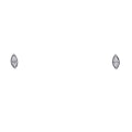 Diamond Cluster Earrings .04ct 14k Gold 550.00