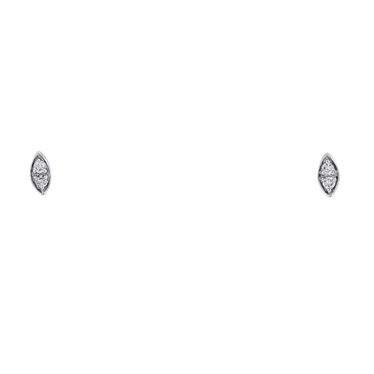 Diamond Cluster Earrings .04ct 14k Gold 230.00