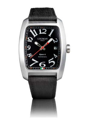 LOCMAN Sport Anniversary Three Hands Quartz Date Black 310.00