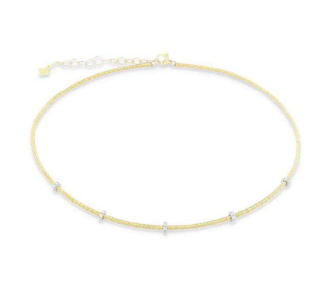 Piero Milano 18K Yellow Gold and Diamond Necklace 3450.00