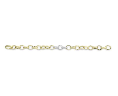 Pierro Milano 18K Gold and Diamond Link Bracelet 7400.00