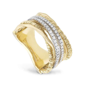 Piero Milano 18K Gold and Diamond Ring 4340.00