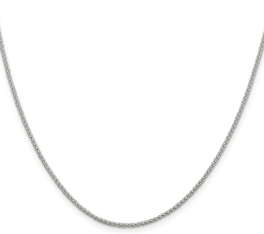 Sterling Silver 1.6mm Corona Chain 29.00