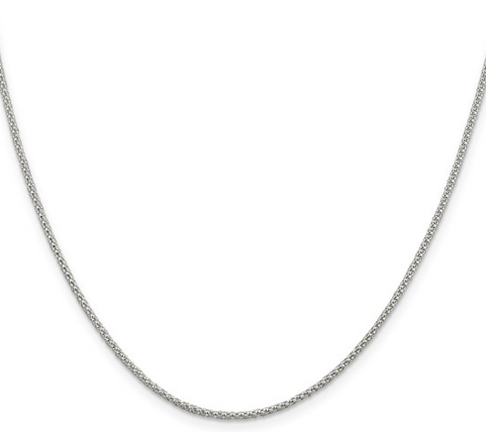 Sterling Silver 1.6mm Corona Chain 29.00