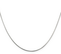 Sterling Silver 0.85mm Diamond Cut Snake Chain 85.00