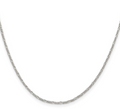 Sterling Silver 1.4mm Figaro Chain 85.00