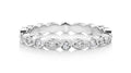 Marquise and Round Diamond 3/4 Eternity Ring 0.5ctw 1860.00