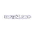 Diamond Baguette Scalloped Band 1/3ct 14kw 1075.00