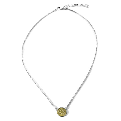 KALA Sterling Silver Single Station Necklace 16-18" 18K Gold Vermeil 138.00