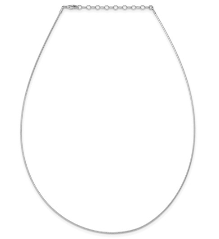 Sterling Silver Round Cubetto Chain 50.00