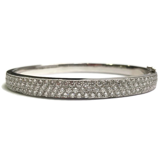 Diamond Hinge Bangle 5.0ct 7" inches 15000.00