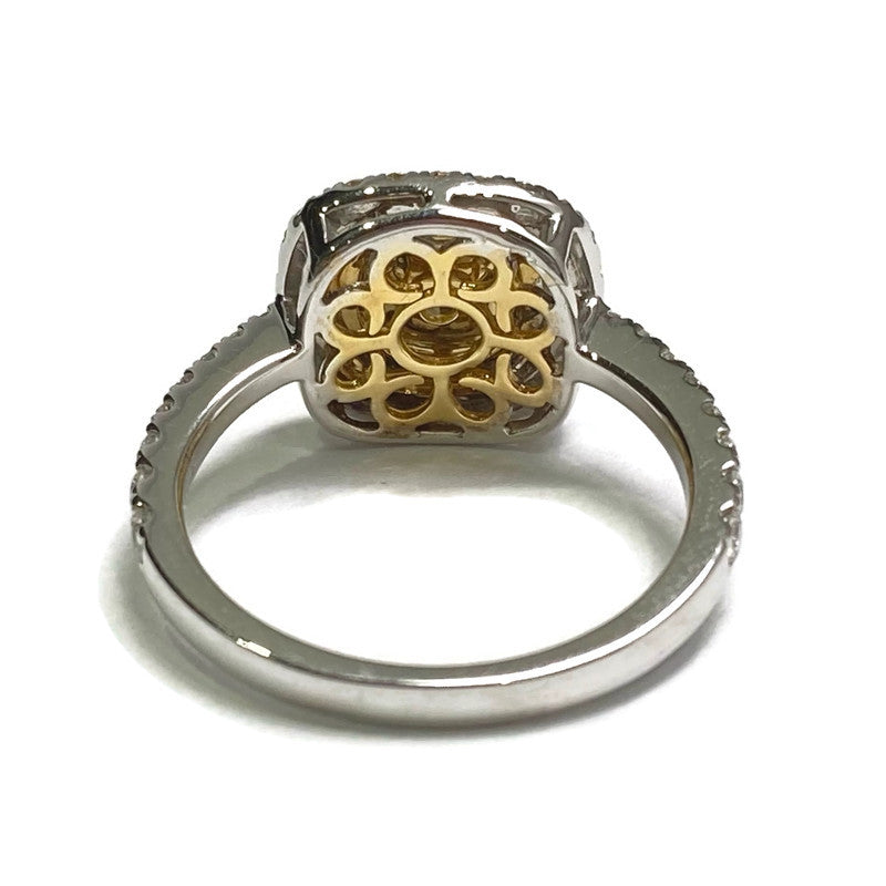 Canary Yellow & White Diamond Ring 9000.00
