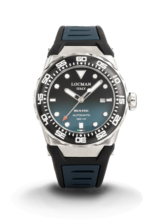 LOCMAN Mare 300MT Three Hands Auto S.S. Titanium Green 725.00