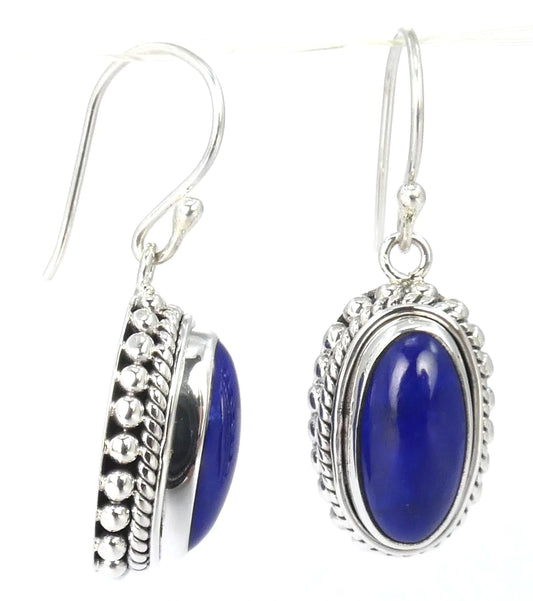 PADMA AA Grade Lapiz Sterling Silver Earrings 141.00