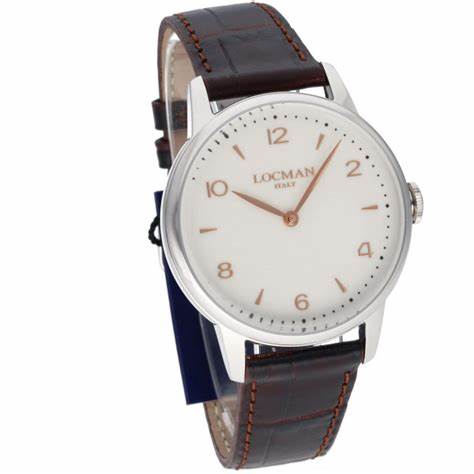 LOCMAN 1960 Three Hands Quartz Leather Strap 50 Meters 340.00