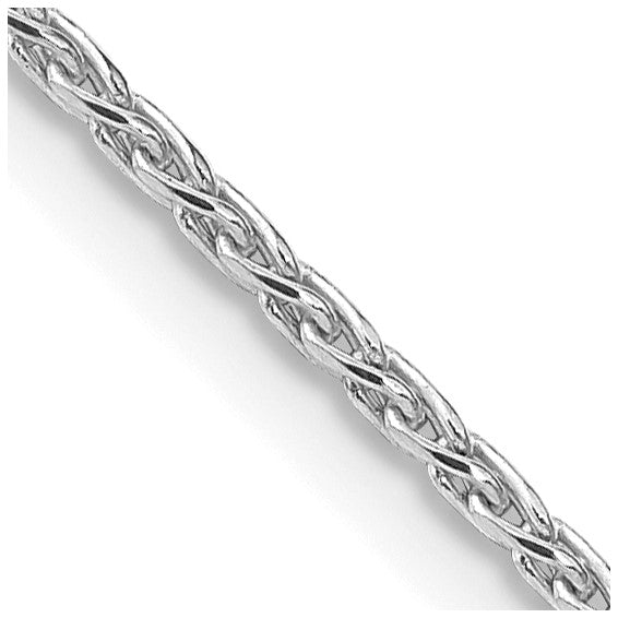 Sterling Silver Rhodium-plated 1.75mm Diamond-Cut Spiga Chain