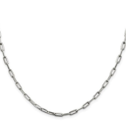 Sterling Silver 3.25mm Elongated Open Link Chain 80.00