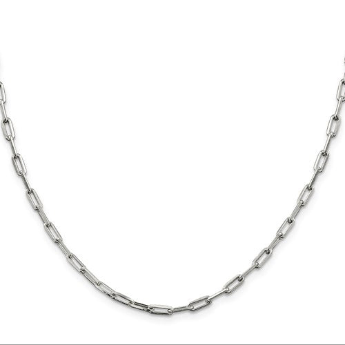 Sterling Silver 3.25mm Elongated Open Link Chain 80.00