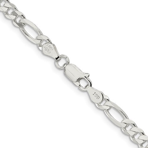 Sterling Silver 4.5mm Figaro Chain 179.00