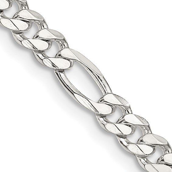 Sterling Silver 4.5mm Figaro Chain 179.00