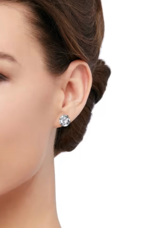 Diamond Inspired Stud Halo Earrings 150.00