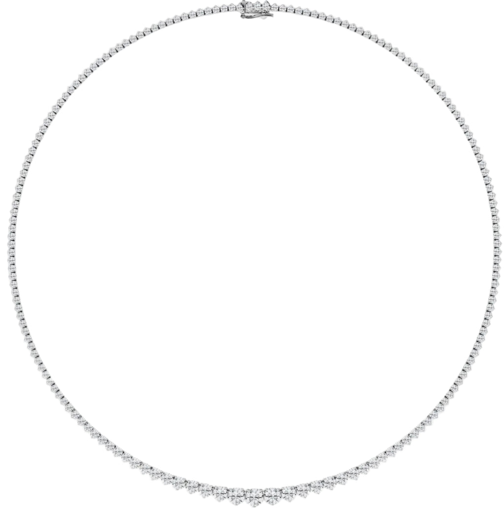 Diamond Graduated 6ct Necklace 14000.00