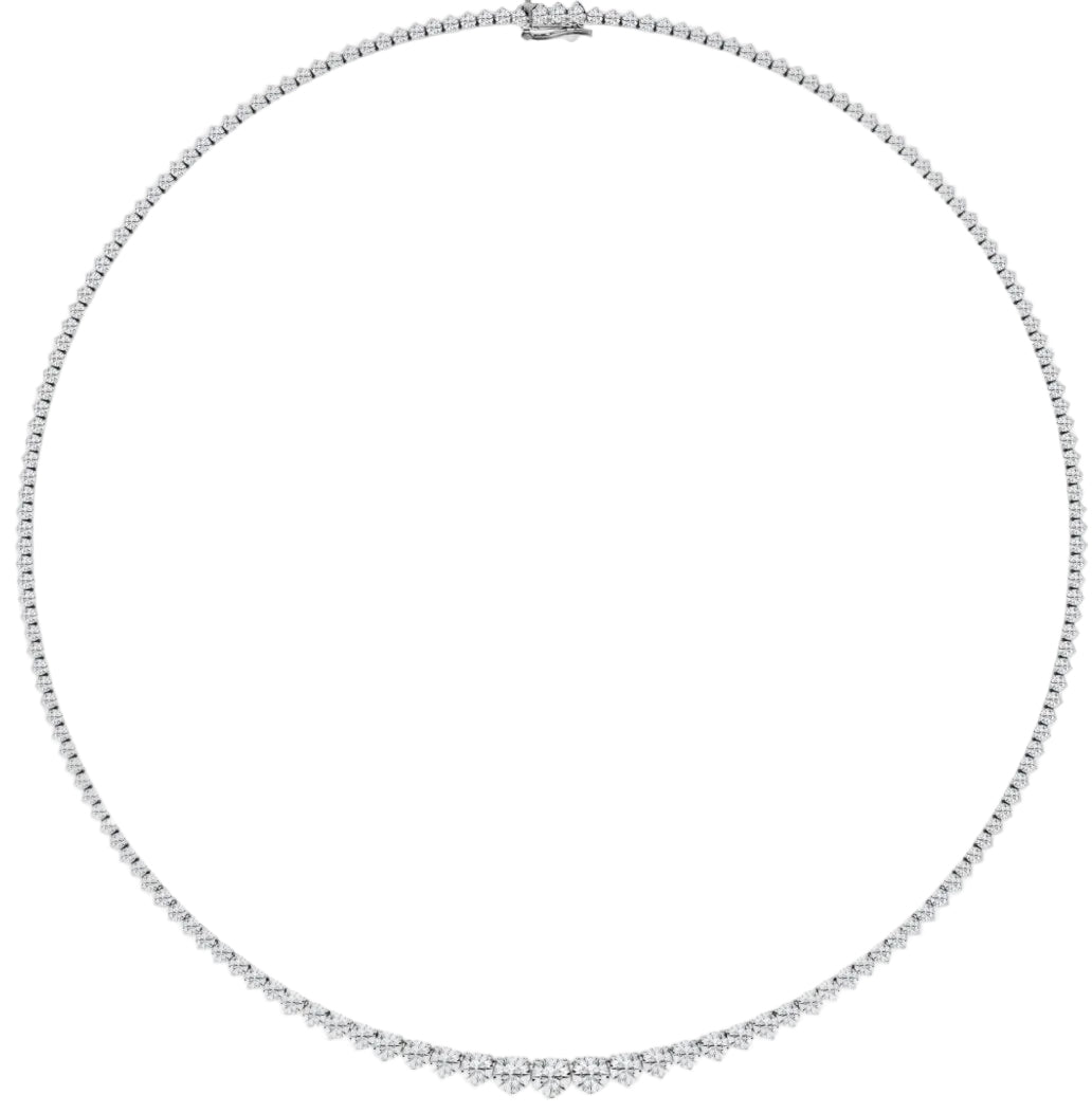Diamond Graduated 6ct Necklace 14000.00