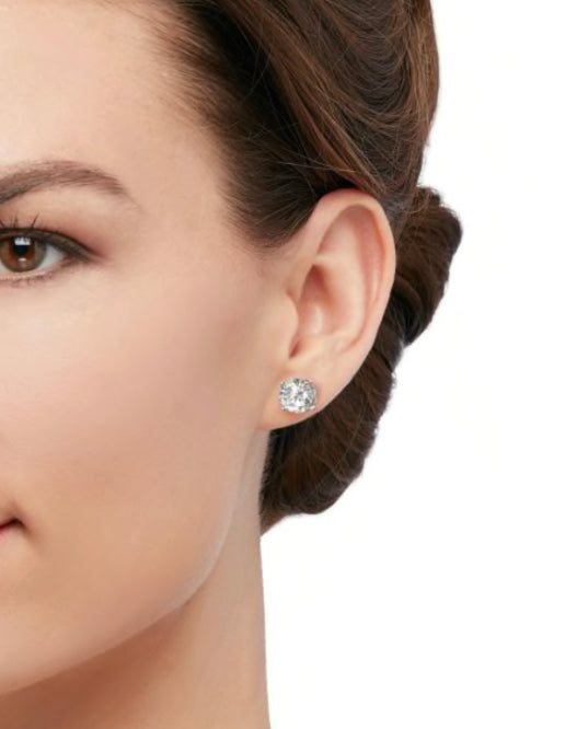 Diamond Inspired Stud Halo Earrings 150.00