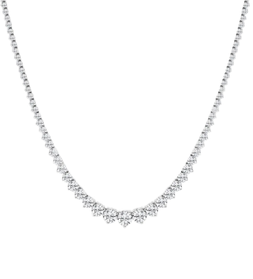 Diamond Graduated 6ct Necklace 14000.00